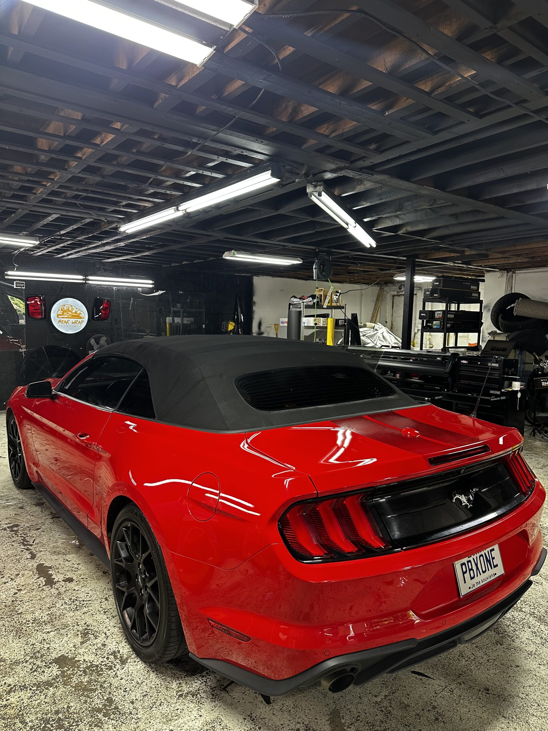 Corvette Z06 avec PPF complet à l'avant – Bear Wrap Auto Montréal

